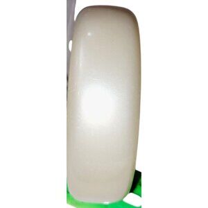 Vintage Bangle Bracelet White Moonglow Lucite Boho Stackable Jewelry